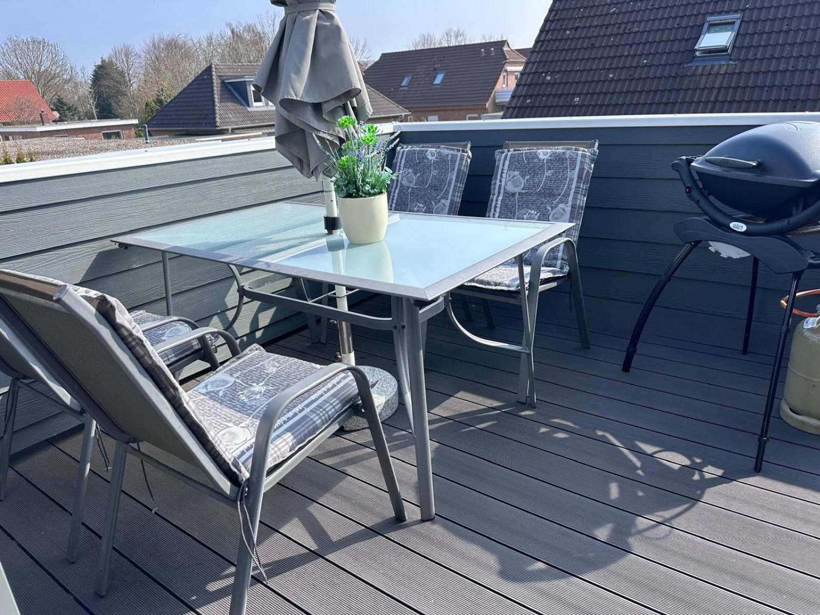 Ferienhaus Bluetenzauber In Norddeich Exterior foto